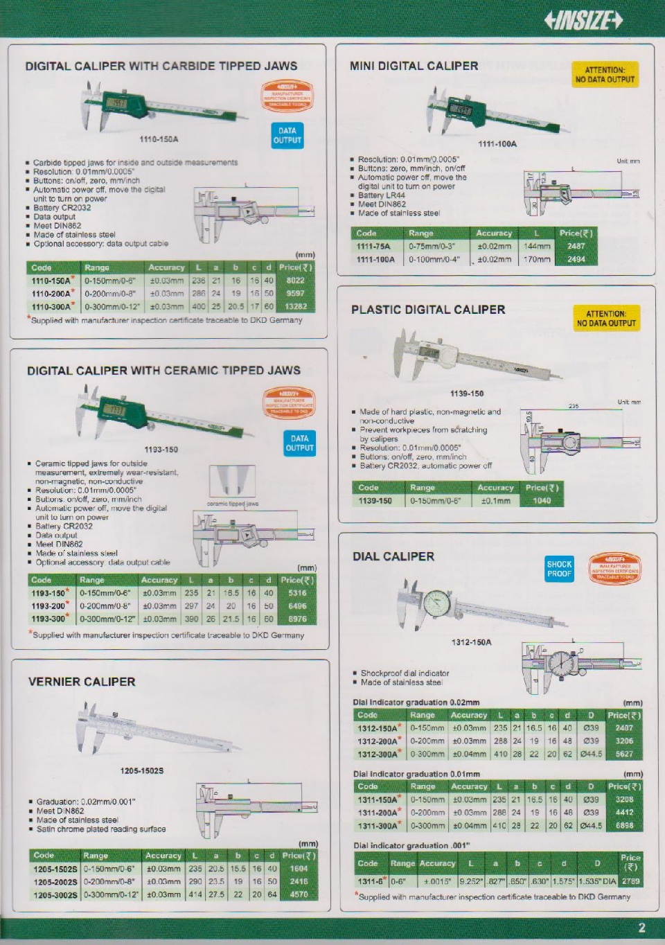 digital vernier caliper chennai